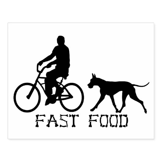 Great Dane Fun Gummistempel (Prägung)