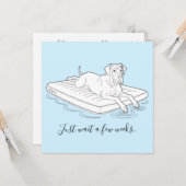 Great Dane funny summer Karte (Vorderseite/Rückseite Beispiel)