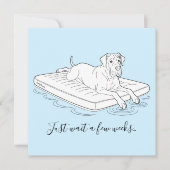 Great Dane funny summer  Karte (Vorderseite)