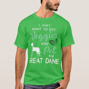 Great Dane Funny Vegan Dog Lover Eigentümer Xmas B T-Shirt