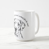 Great Dane Geistes-Workout Kaffeetasse (VorderseiteRechts)