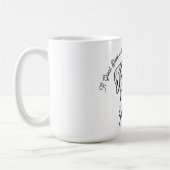 Great Dane Geistes-Workout Kaffeetasse (Links)