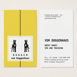 Great Dane gelb basiert