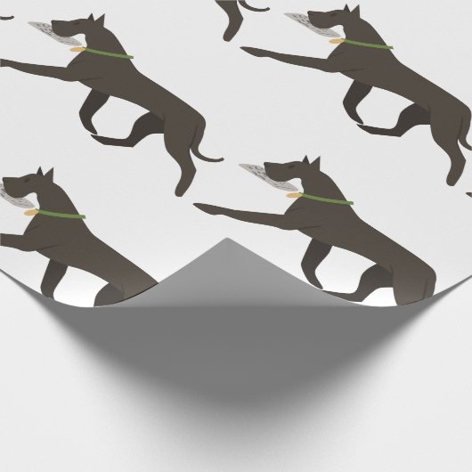 Great Dane Geschenkpapier (Ecke)