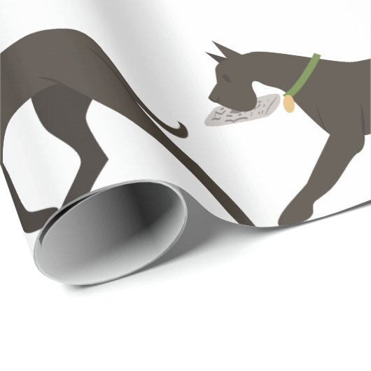 Great Dane Geschenkpapier (Rolleneckpunkt)
