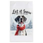 Great Dane Geschenktasche Kleine Geschenktüte (Rückseite)