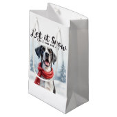 Great Dane Geschenktasche Kleine Geschenktüte (Vorderseite Schrägansicht)