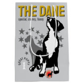Great Dane-Geschenktasche Mittlere Geschenktüte (Rückseite)