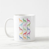 Great Dane Gips Kaffeetasse (Links)