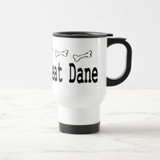 Great Dane Gips Reisebecher (Rechts)