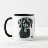 Great Dane Gips Tasse (Links)