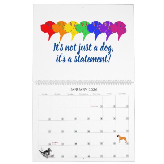 Great Dane Graphics Calendar Kalender (Jan 2026)
