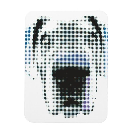 Great Dane Graphics Magnet (Vertikal)