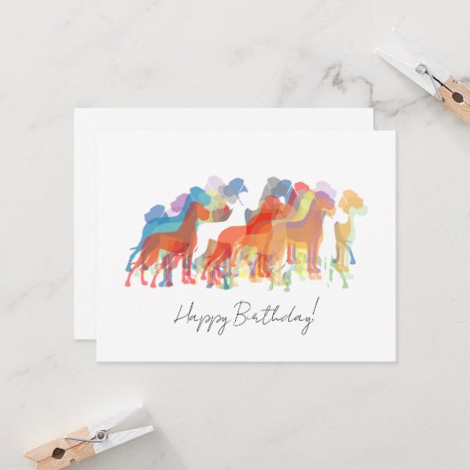 Great Dane Gruppe (Vorderseite/Rückseite Beispiel)