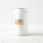 Great Dane Gruppe Bierglas (Vorderseite Links)