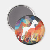 Great Dane Gruppe Magnet (Vorderseite/Rückseite)