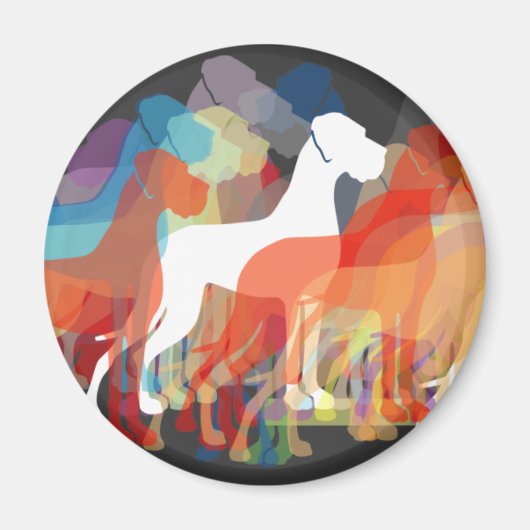 Great Dane Gruppe Magnet (Vorne)