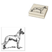Great Dane Gummistempel (Stempel)