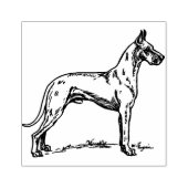 Great Dane Gummistempel (Prägung)