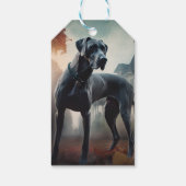 Great Dane Halloween Beängstigend Geschenkanhänger (Rückseite)