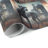 Great Dane Halloween Beängstigend Geschenkpapier (Rolleneckpunkt)