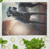 Great Dane Halloween Beängstigend Geschirrtuch (Gefaltet)