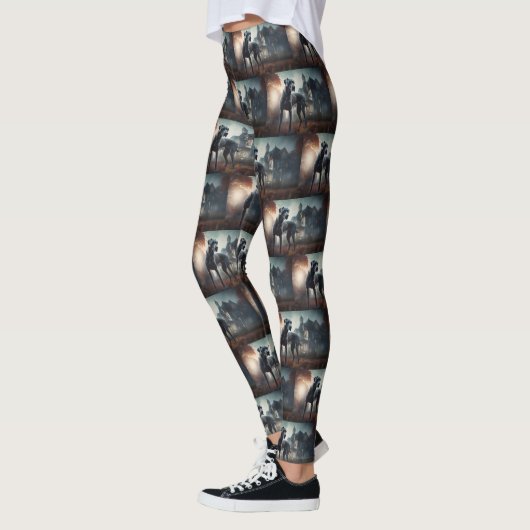 Great Dane Halloween Beängstigend Leggings (Links)