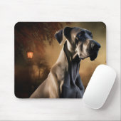 Great Dane Halloween Beängstigend Mousepad (Mit Mouse)
