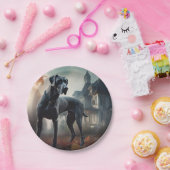 Great Dane Halloween Beängstigend Pappteller (Party)