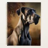 Great Dane Halloween Beängstigend Planer (Vorderseite)