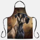 Great Dane Halloween Beängstigend Schürze (Vorderseite)