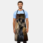 Great Dane Halloween Beängstigend Schürze (Getragen)
