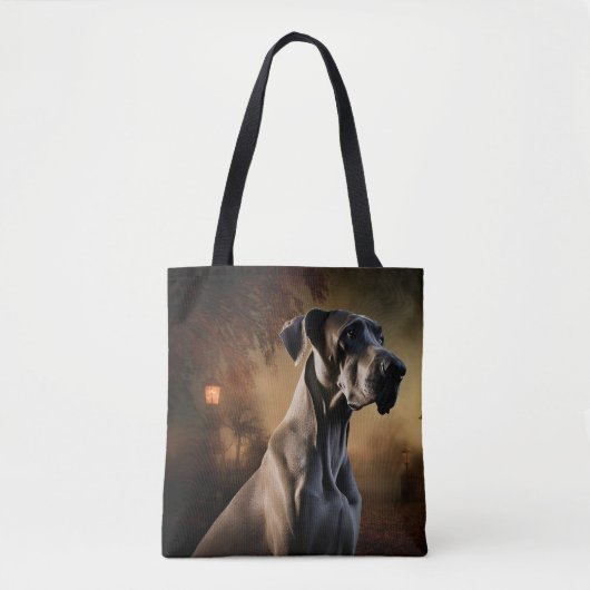 Great Dane Halloween Beängstigend Tasche (Vorderseite)