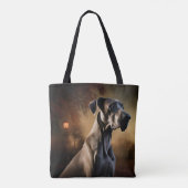 Great Dane Halloween Beängstigend Tasche (Rückseite)