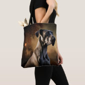 Great Dane Halloween Beängstigend Tasche (Von Nahem)