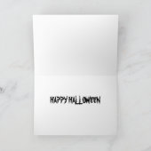 Great Dane Halloween Card Karte (Innenseite)