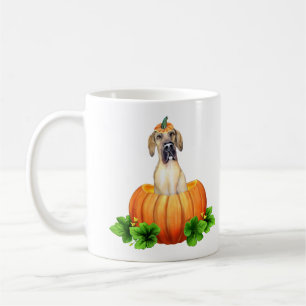 Great Dane Halloween Mantle/Fawn custom RRRB Kaffeetasse