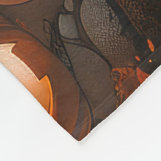 Great Dane Halloween Spooky Fleecedecke (Ecke)