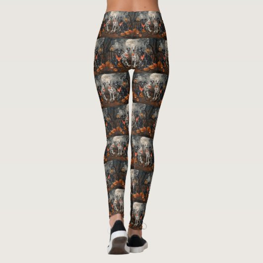 Great Dane Halloween Spooky Leggings (Rückseite)