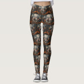 Great Dane Halloween Spooky Leggings (Vorderseite)