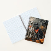 Great Dane Halloween Spooky Notizblock (Innenseite)