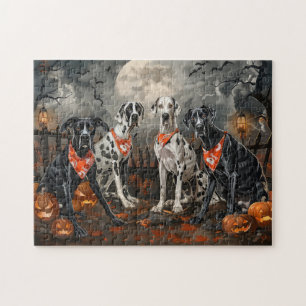 Great Dane Halloween Spooky Puzzle