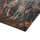 Great Dane Halloween Spooky Schneidebrett (Ecke)