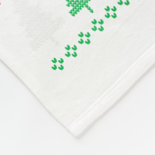 Great Dane Harlequin Dog Christmas Ugly Sweater Li Fleecedecke (Ecke)