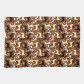 Great Dane Harlequin Fawn Black Danes Kitchen Towe Geschirrtuch (Horizontal)
