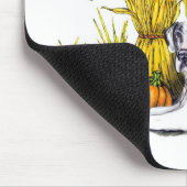 Great Dane Harlequin Harvest UC Mousepad (Ecke)