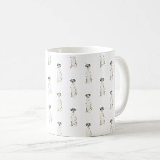 Great Dane (Harlequin) Kaffeetasse (VorderseiteRechts)