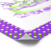 Great Dane Harlequin UC Geburtstagskuchen Poster (Ecke)