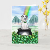 Great Dane Harlequin UC Pot O Gold Karte (Gelbe Blume)