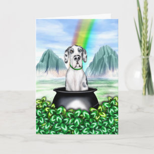 Great Dane Harlequin UC Pot O Gold Karte